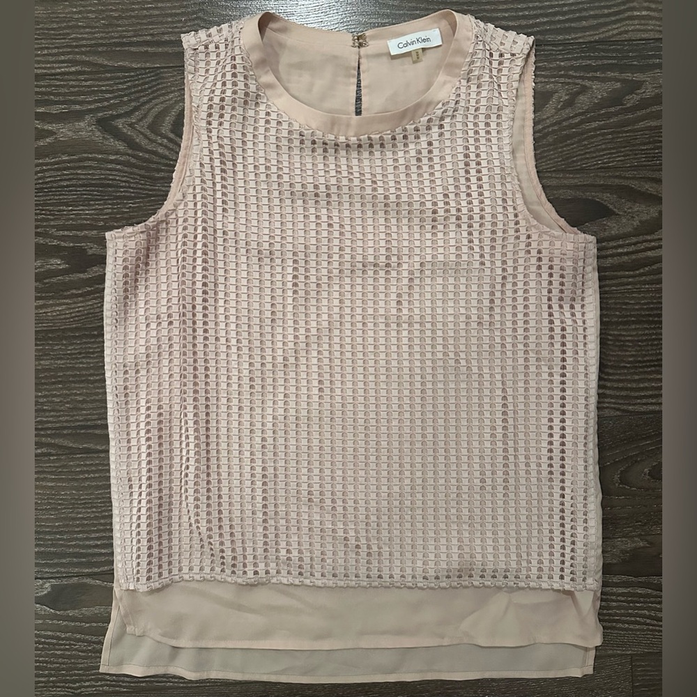 Calvin Klein Blush Layered Tank